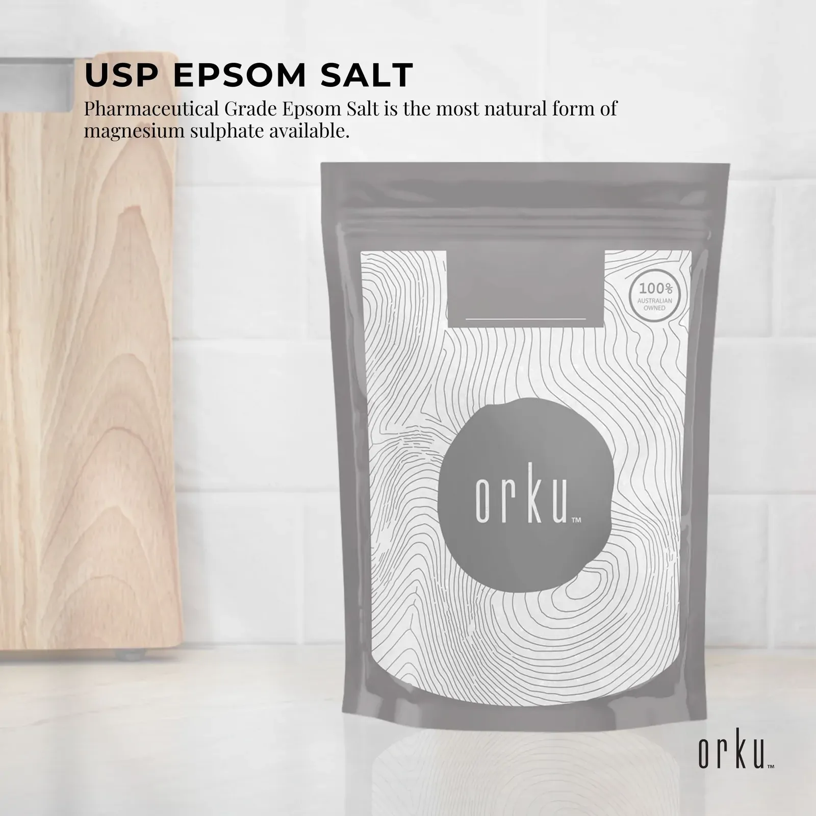 100g USP Epsom Salt Pharmaceutical Grade - Magnesium Sulfate Body Bath Salts Price