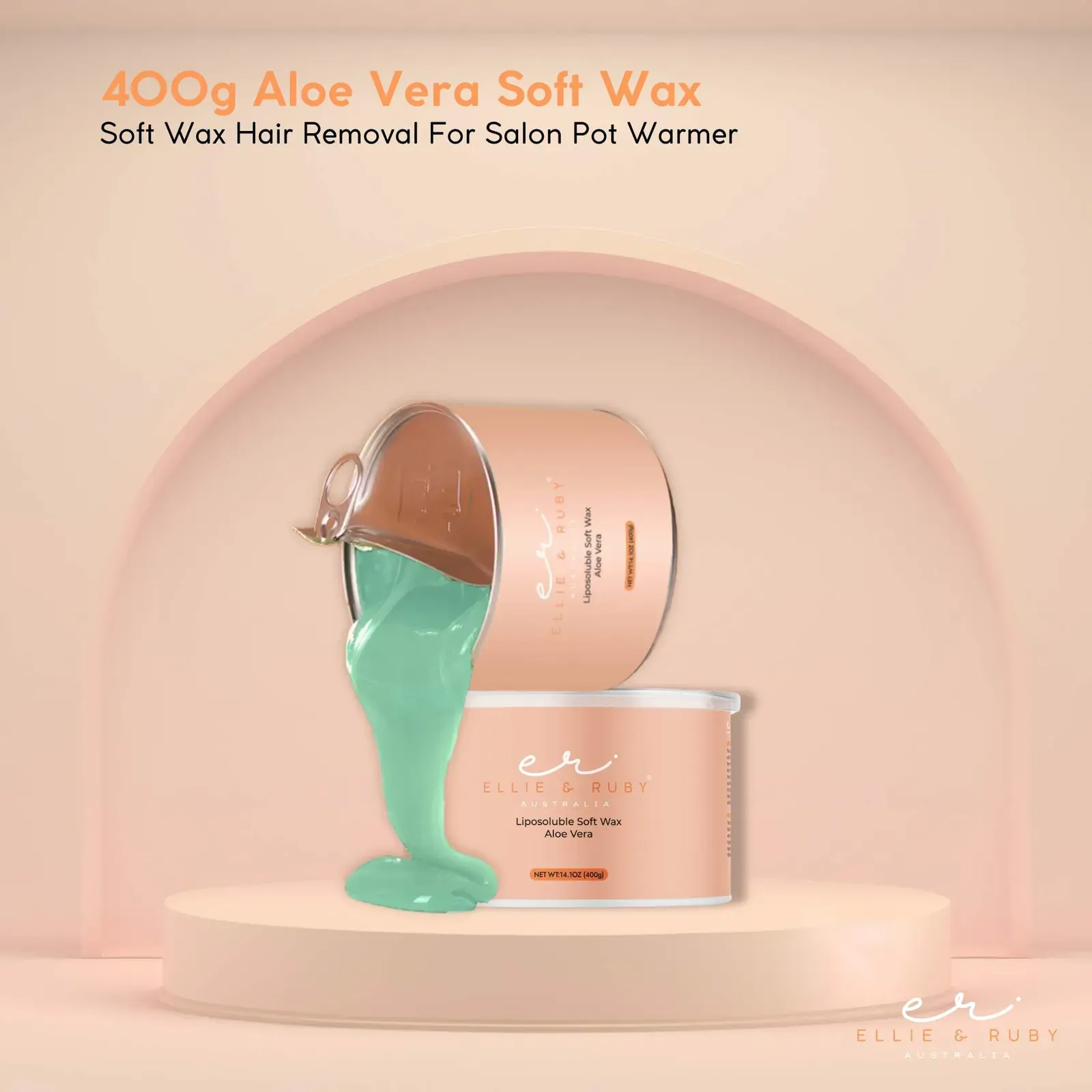 400g Soft Wax Hair Removal - Aloe Vera Depilatory For Salon Pot Warmer Price