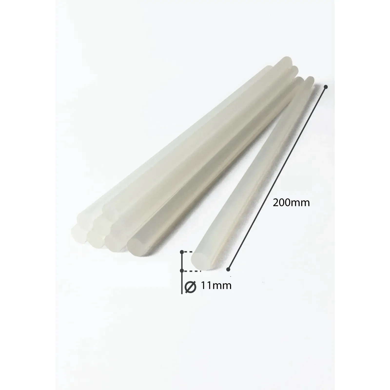 10x Hot Melt Glue Sticks 200mmx11mm Clear 40w Gun Craft Stick Adhesive Price