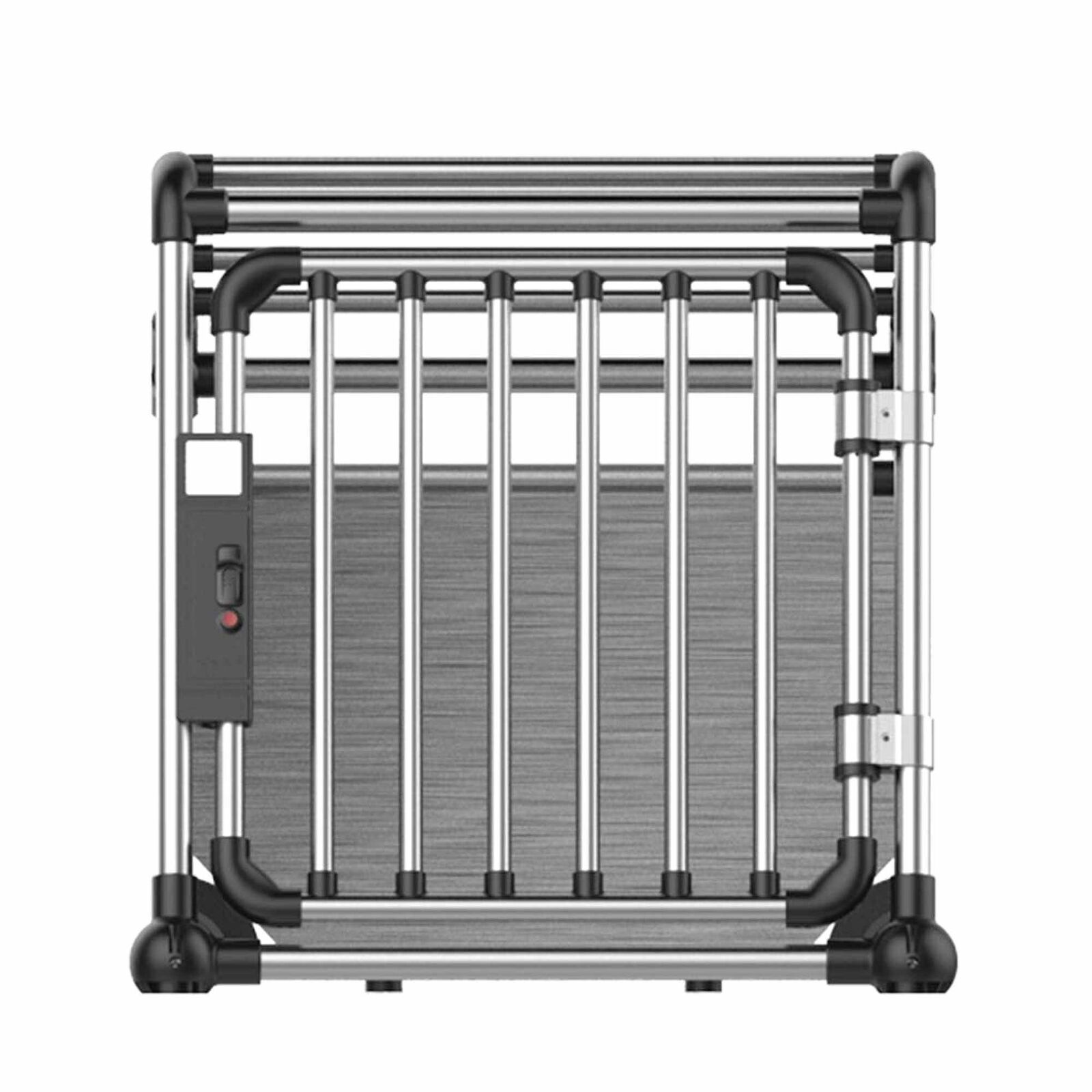 Aluminium Dog Travel Crate 56x65x77cm - Medium Pet Car Transport Cage Kennel Box Price