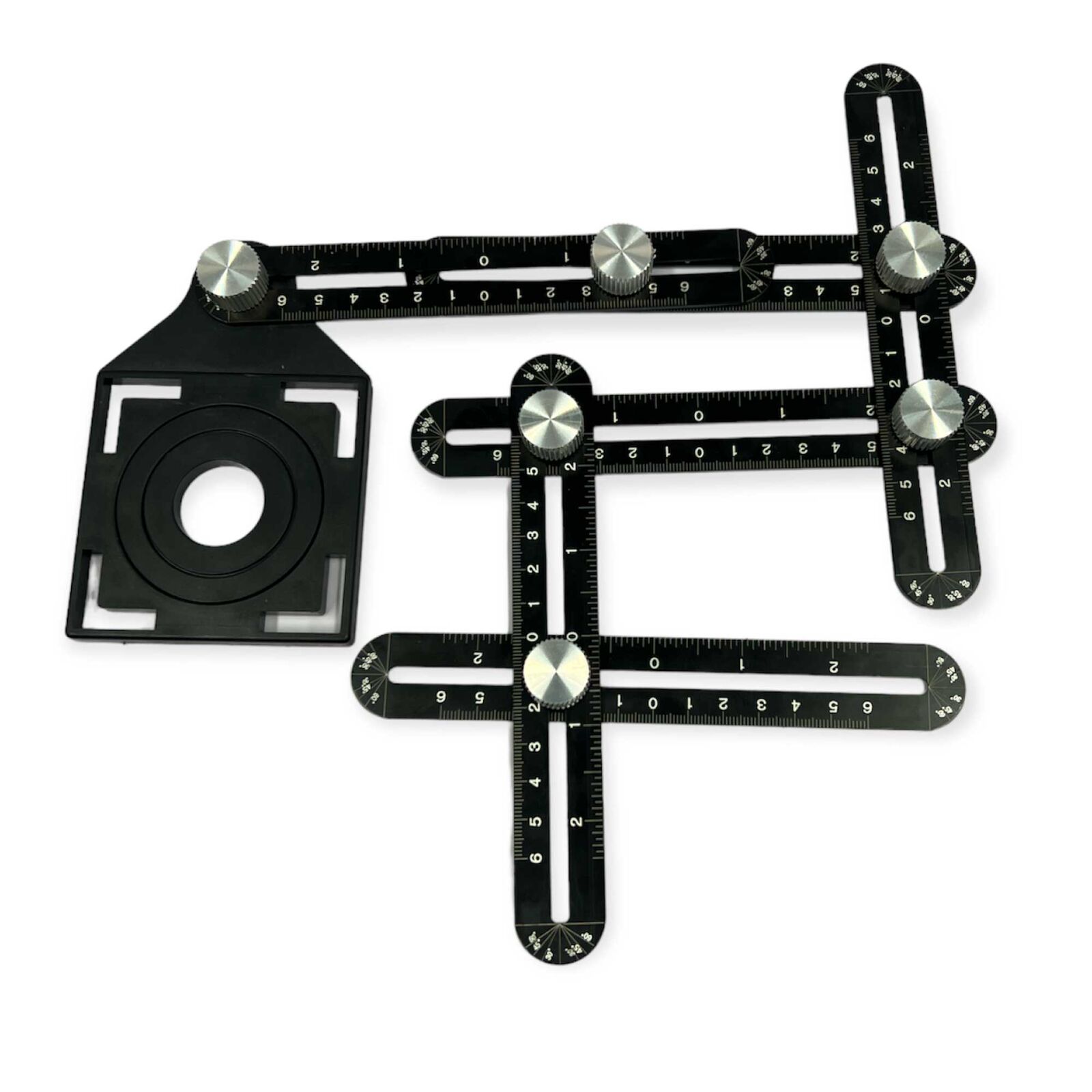 6 Fold Alloy Multiple Angle Ruler - Layout Measuring Template Tool Price