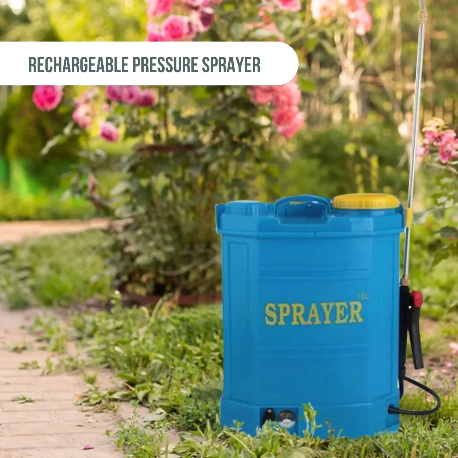 16L Rechargeable Backpack Pressure Sprayer - Portable Electric Garden Weed Pump Price