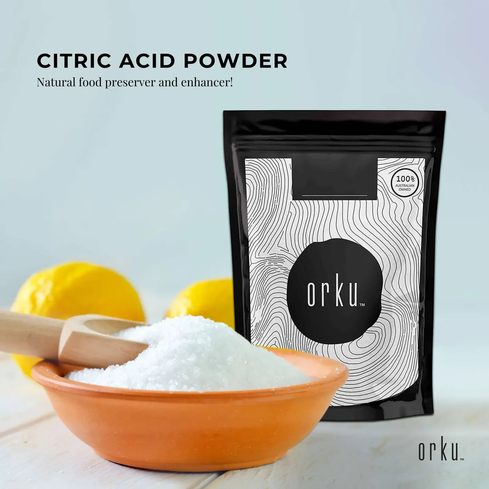 1Kg Citric Acid Powder - Food Grade Anhydrous GMO Free Preservative c6h807 Price