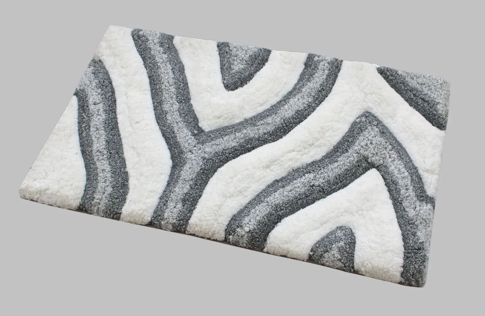 Swirl 3D Design Tufted Soft Pile Bathmat - 50x80 Price