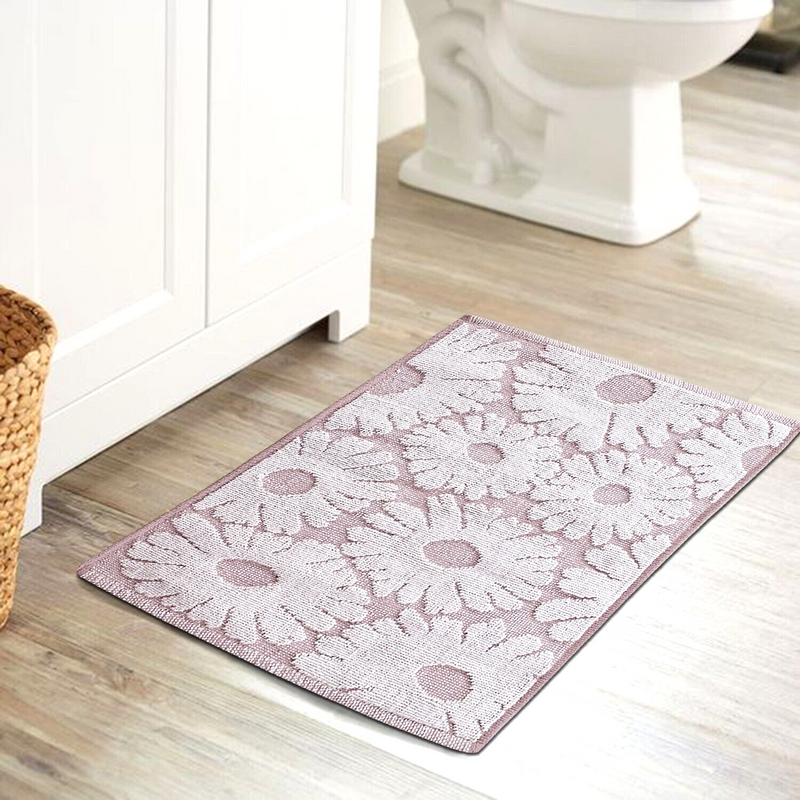 Floral Pink Kids Tufted Bathmat Price
