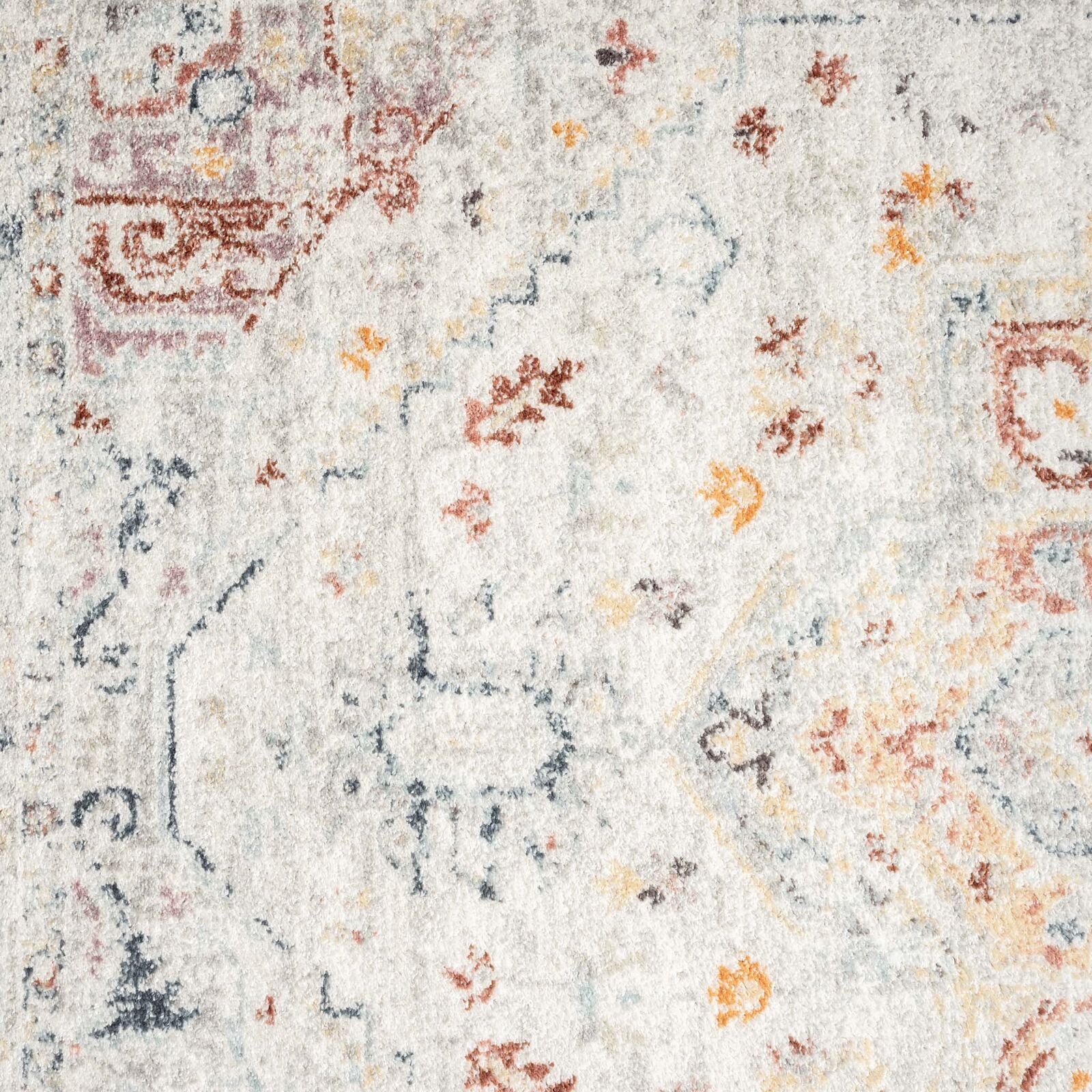 Ornate Persian Vintage Rug - Cream - 200x290 Price