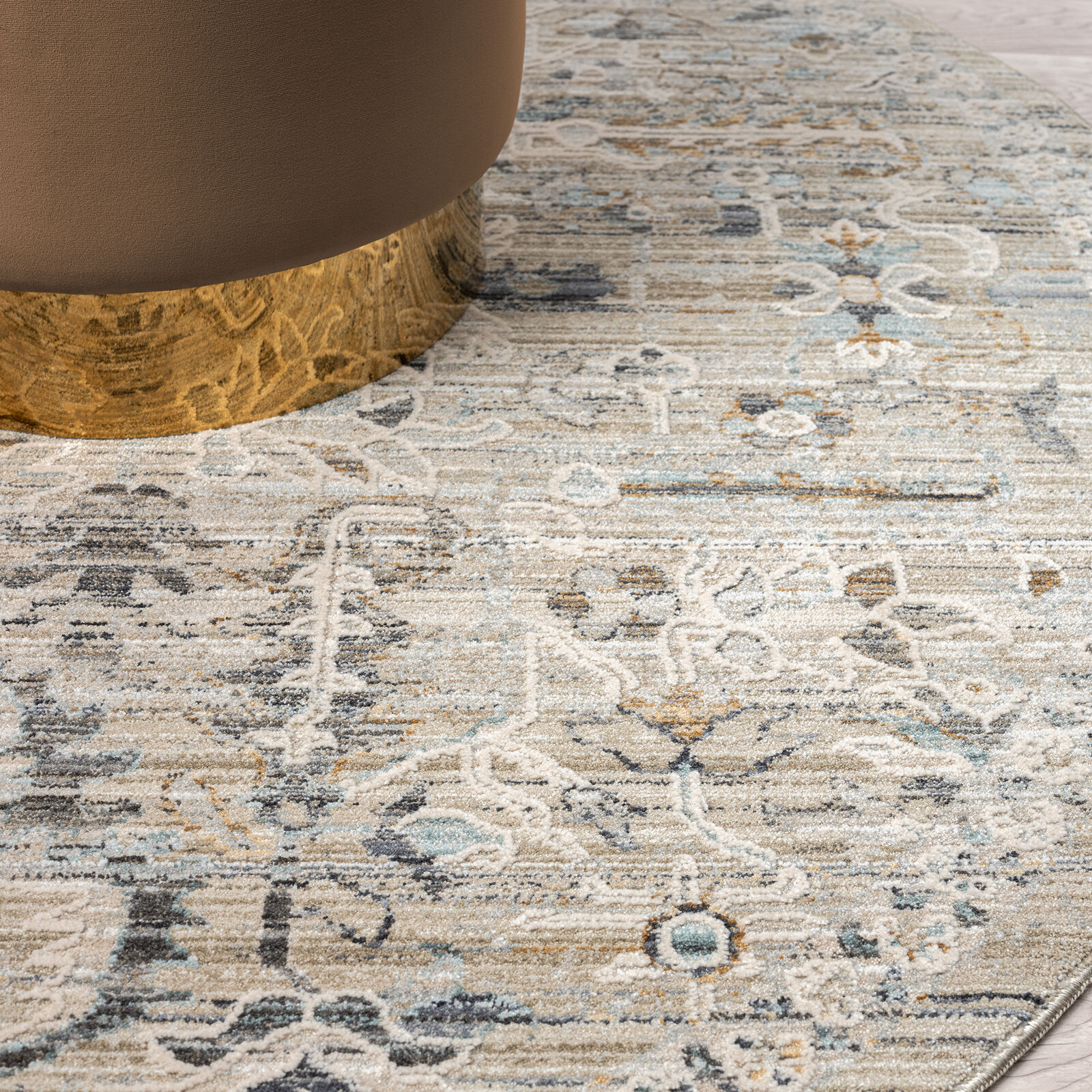 Aubre Contemporary Area Rug - Taupe - 240x320 Price