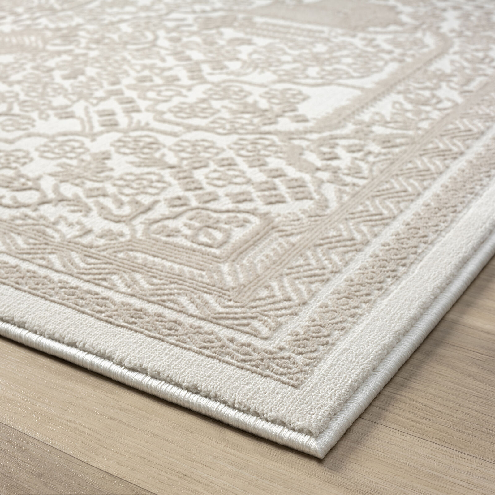 Grande Jacquard Rug - Sand - 80x300 Price