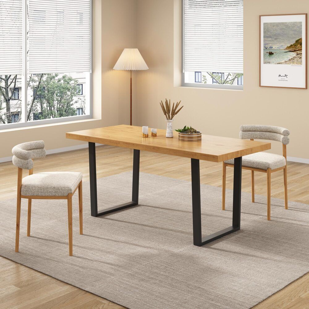 Venice Rectangular Dining Table 170cm Natural Price
