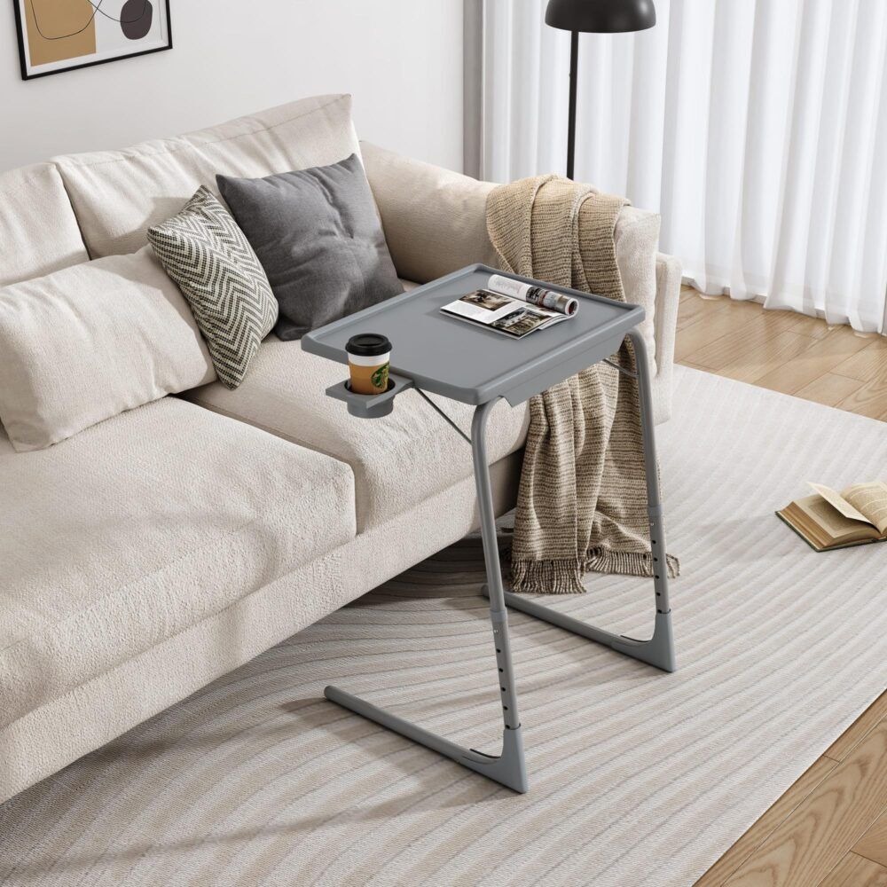Anywhere Laptop Pro Desk in Silver Grey Price
