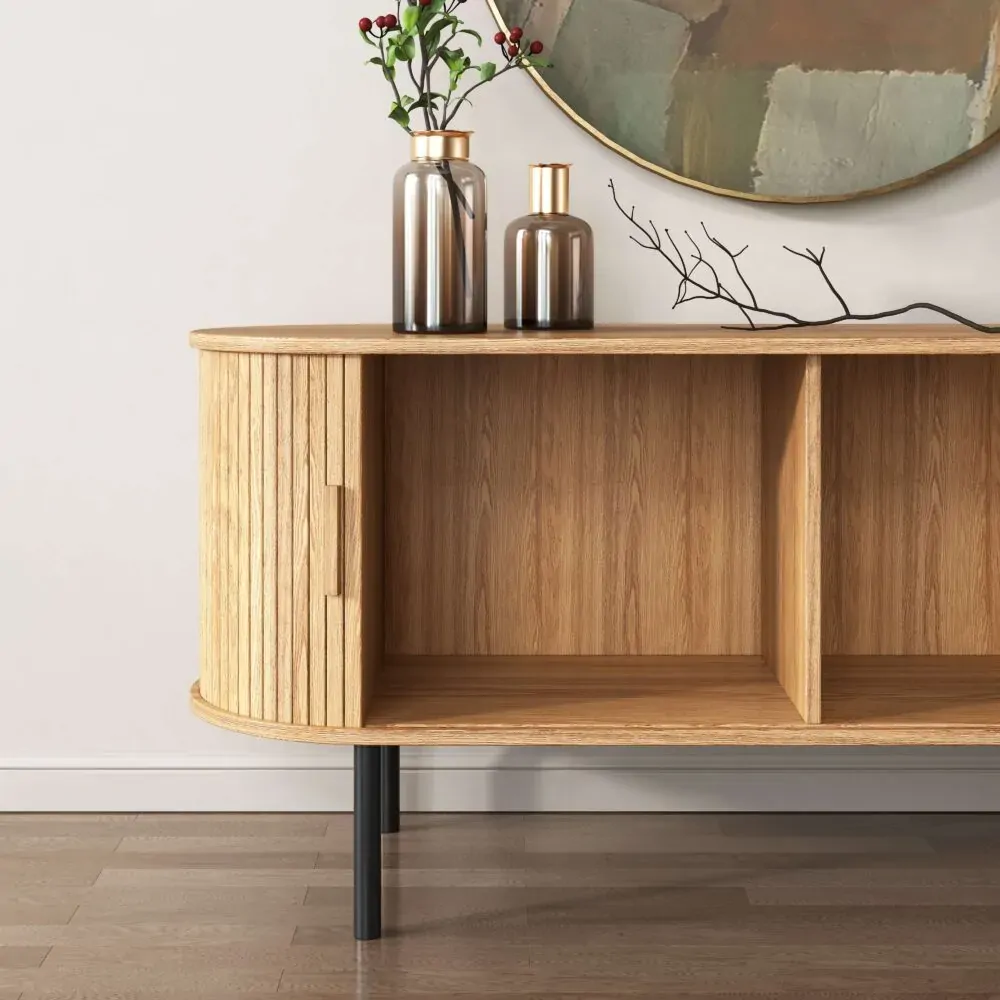 Ripple Sideboard with Sliding Doors — Earthy Elegance Redefined Price