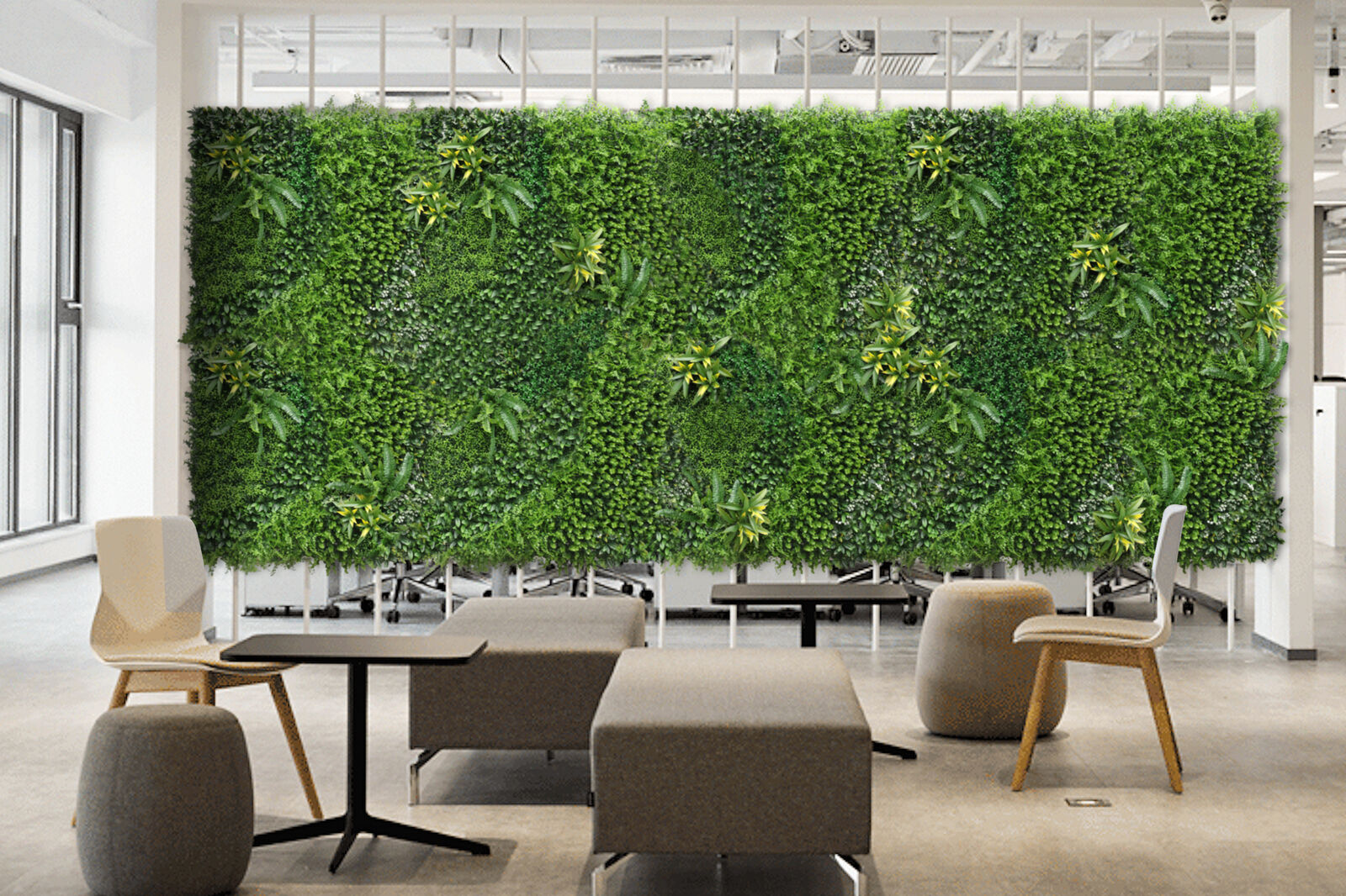 5 SQM Artificial Plant Wall Décor Grass Panels Vertical Garden Foliage Tile Fence 1X1M Green Price