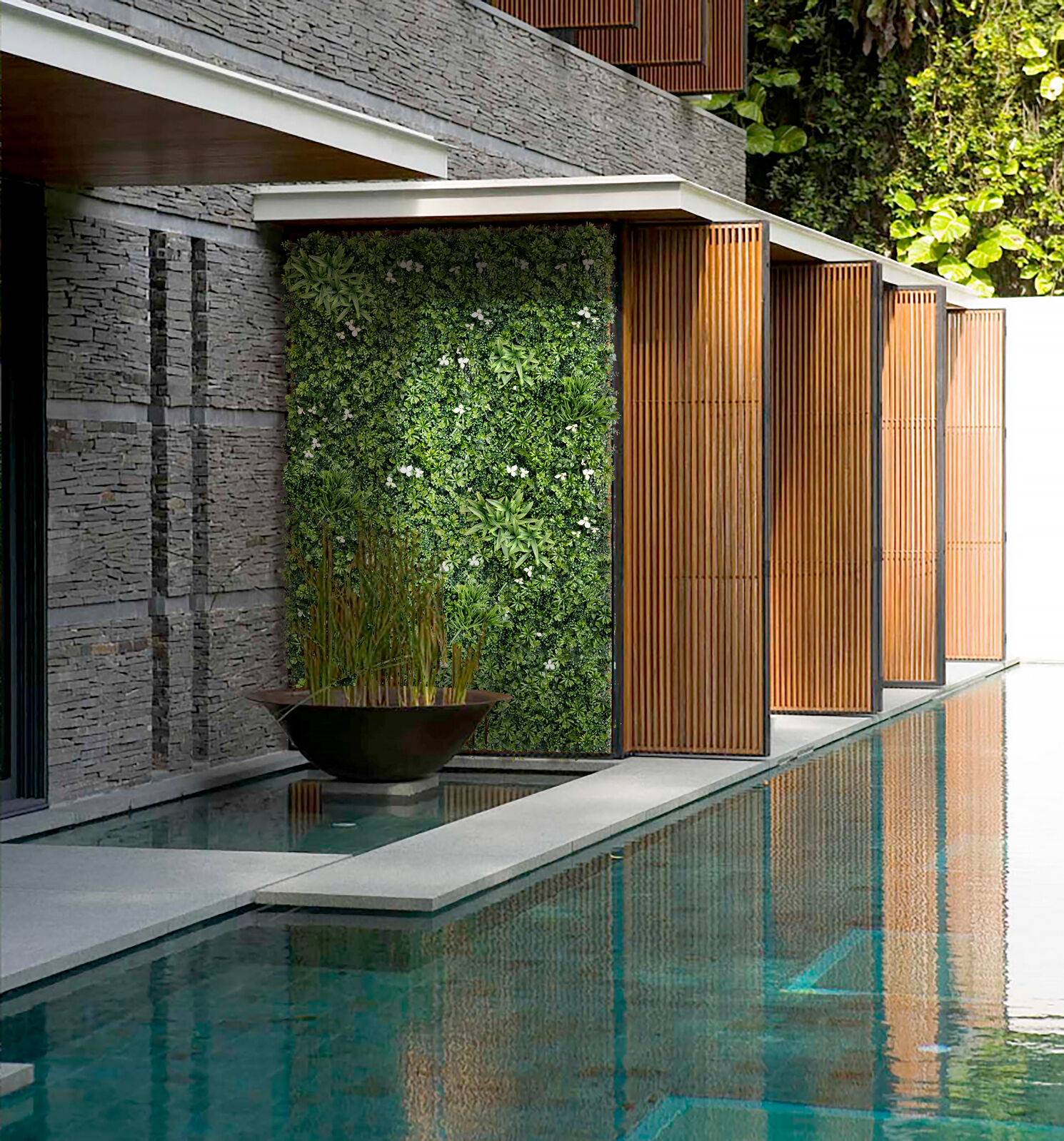 5 SQM Artificial Plant Wall Grass Panels Vertical Garden Tile Fence 1X1M Green Price