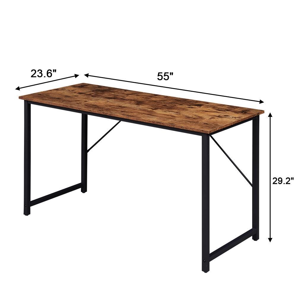 Computer Desk, Sturdy Home Office Gaming Desk for Laptop, Modern Simple Style Writing Table, Multipurpose Workstation Price