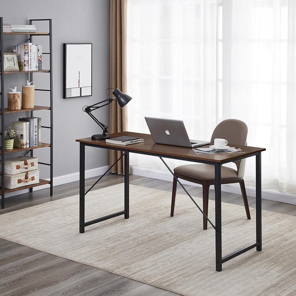 Computer Desk, Sturdy Home Office Gaming Desk for Laptop, Modern Simple Style Writing Table, Multipurpose Workstation Price
