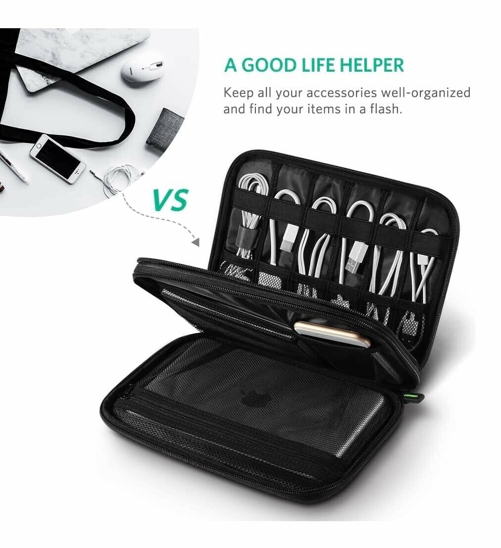 UGREEN 50147 Double Layer Electronic Accessories Organiser Travel Bag Price
