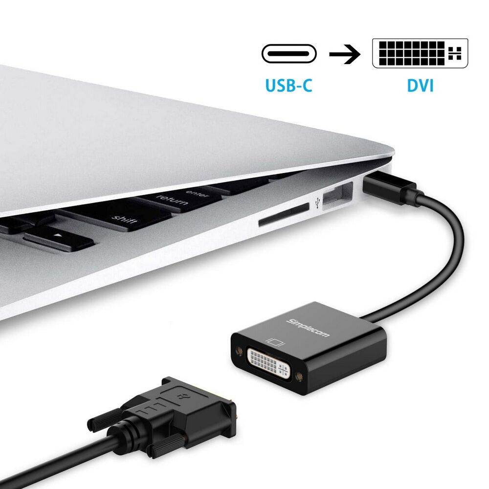 Simplecom DA103 USB-C to DVI Adapter Full HD 1080p Price