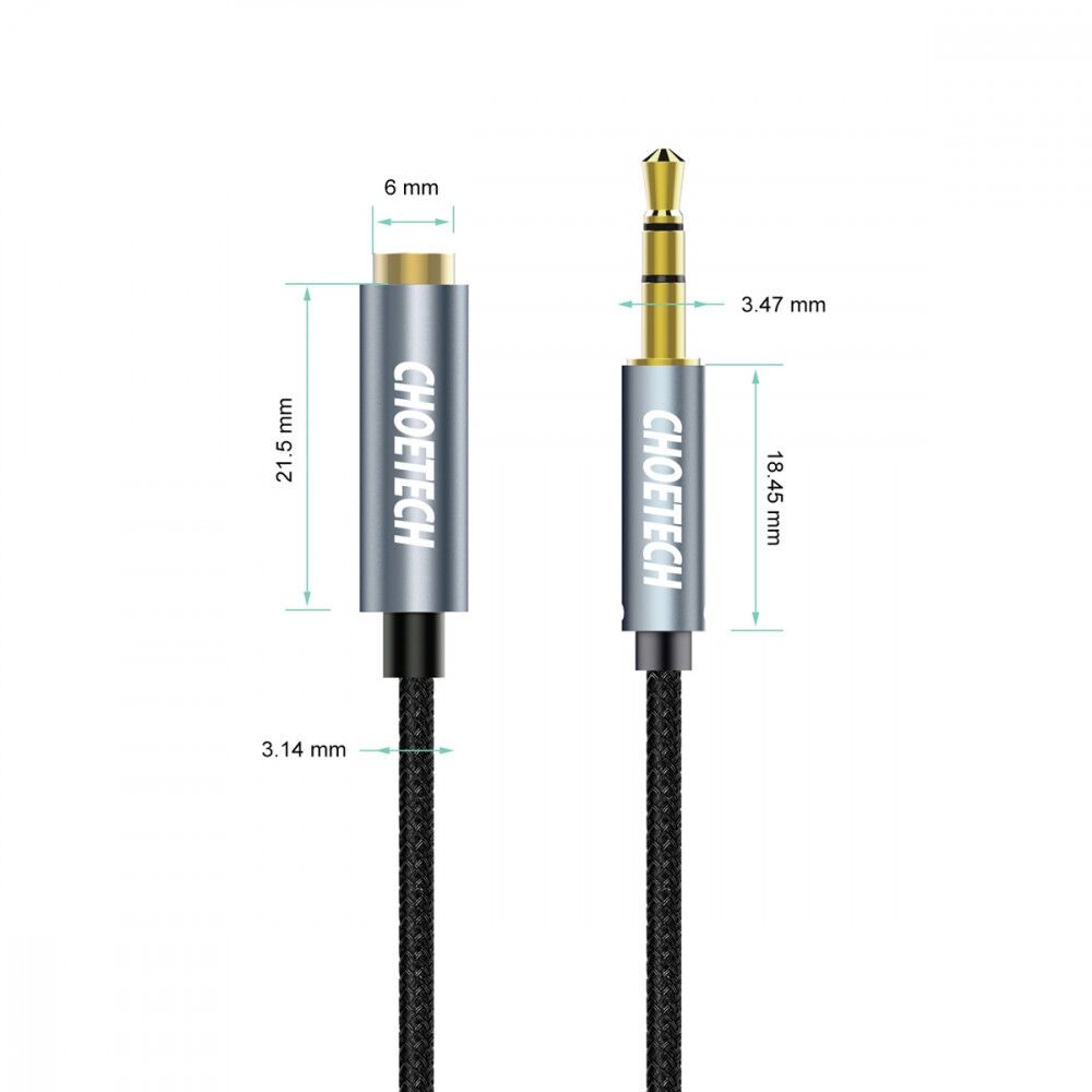 CHOETECH AUX001 3.5mm Stereo Audio Extension Cable 2M Price