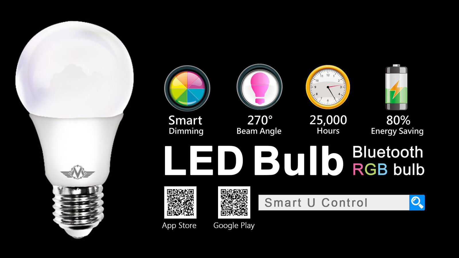 MV SMART BULB 9W E27 TWIN PACK (apple app only ) Price