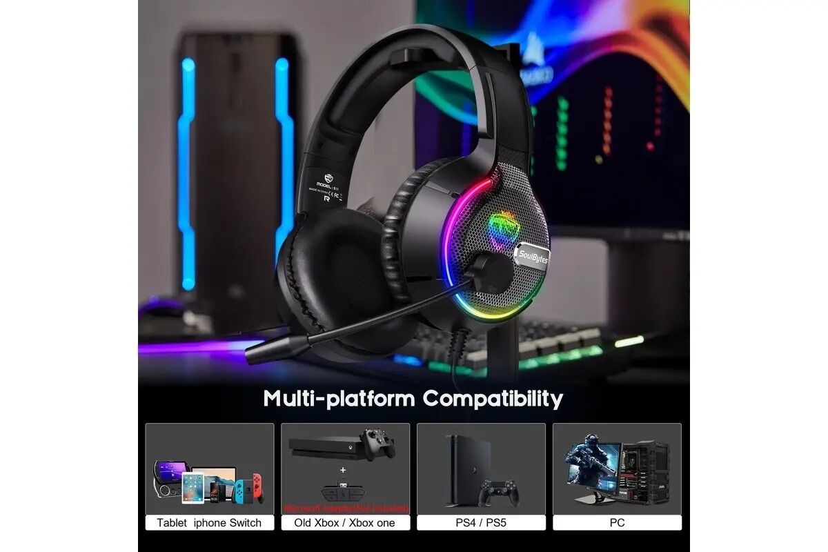 SoulBytes S19 RGB Gaming Headphones Price
