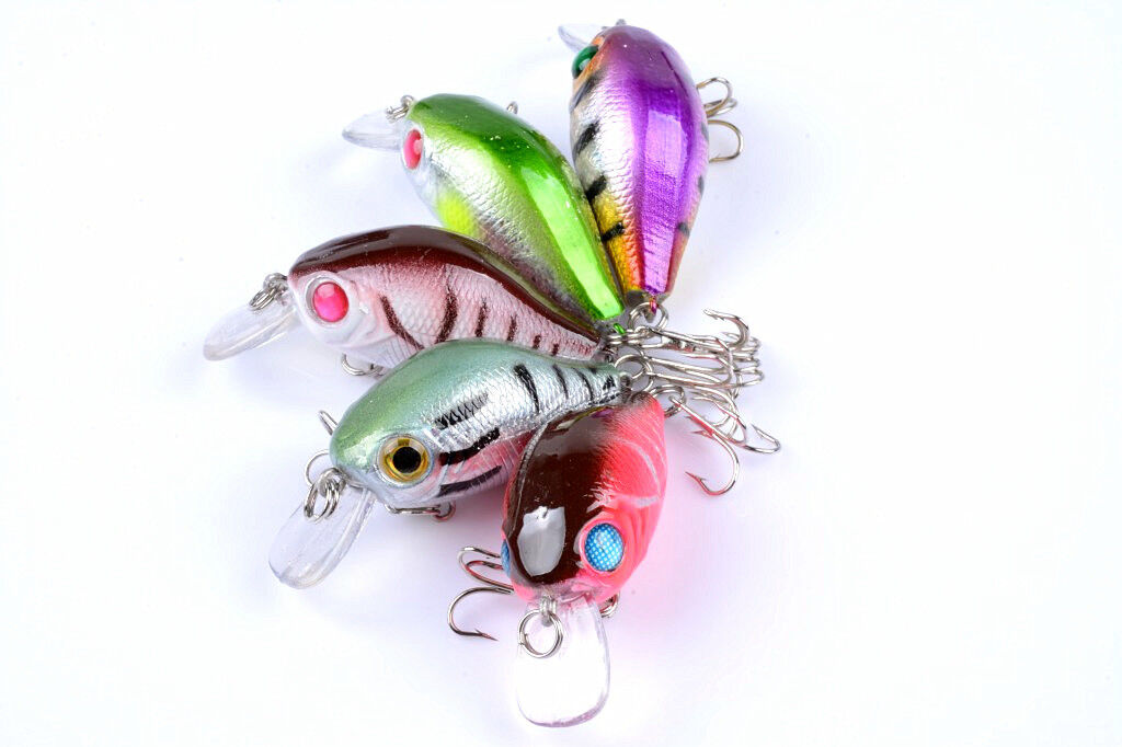 5x 5.5cm Popper Crank Bait Fishing Lure Lures Surface Tackle Saltwater Price