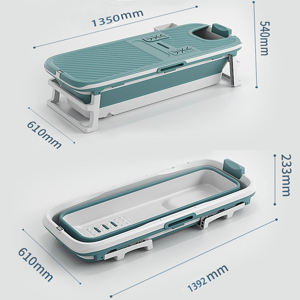 Foldable 135cm Large Massage Bathtub Portable Bath Tub with Drain for adult Price