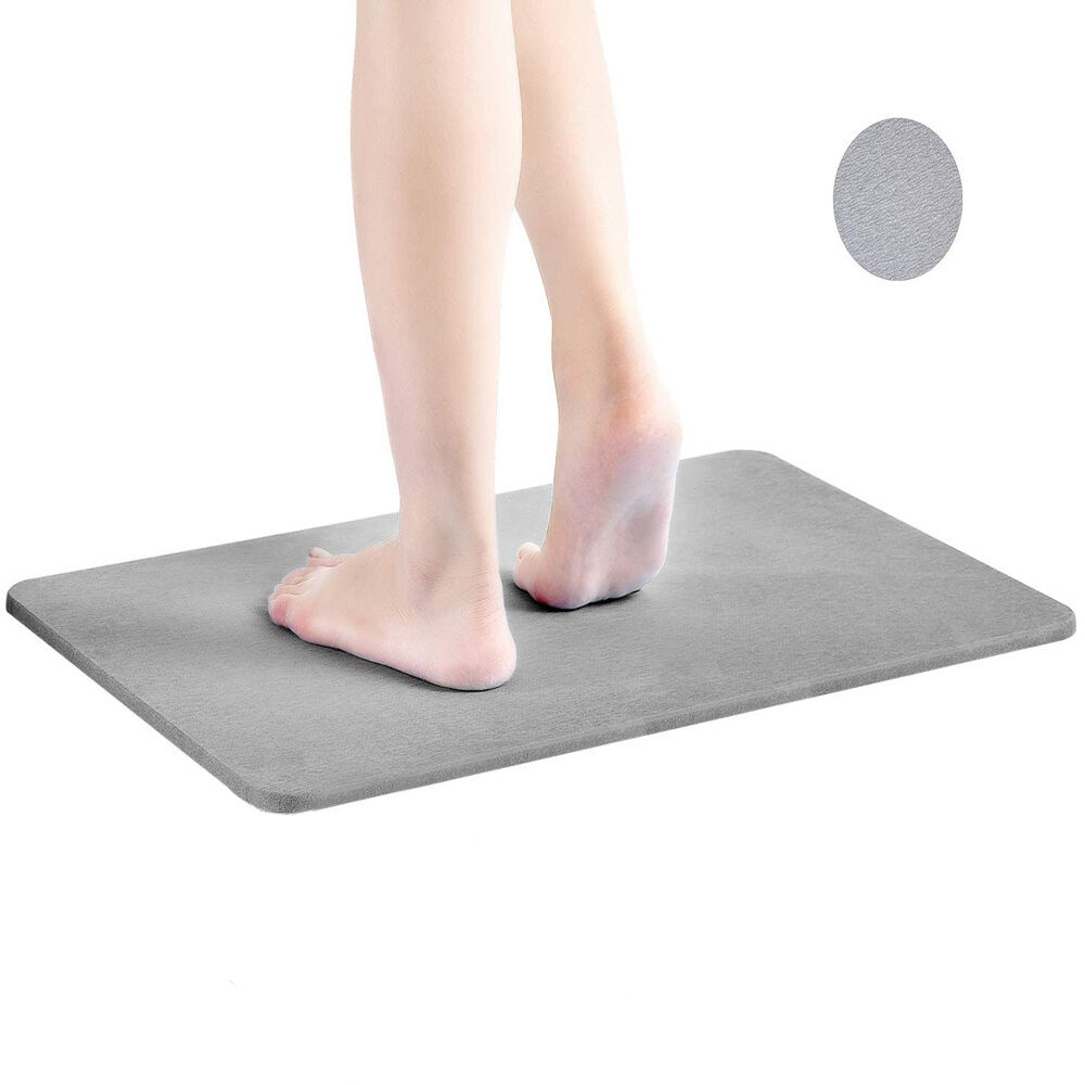 60cm*40cm Diatomaceous Earth Bath Mat, Nonslip Absorbent - Fast Drying Bathroom Floor Shower Mats Anti-Slip Mat Price