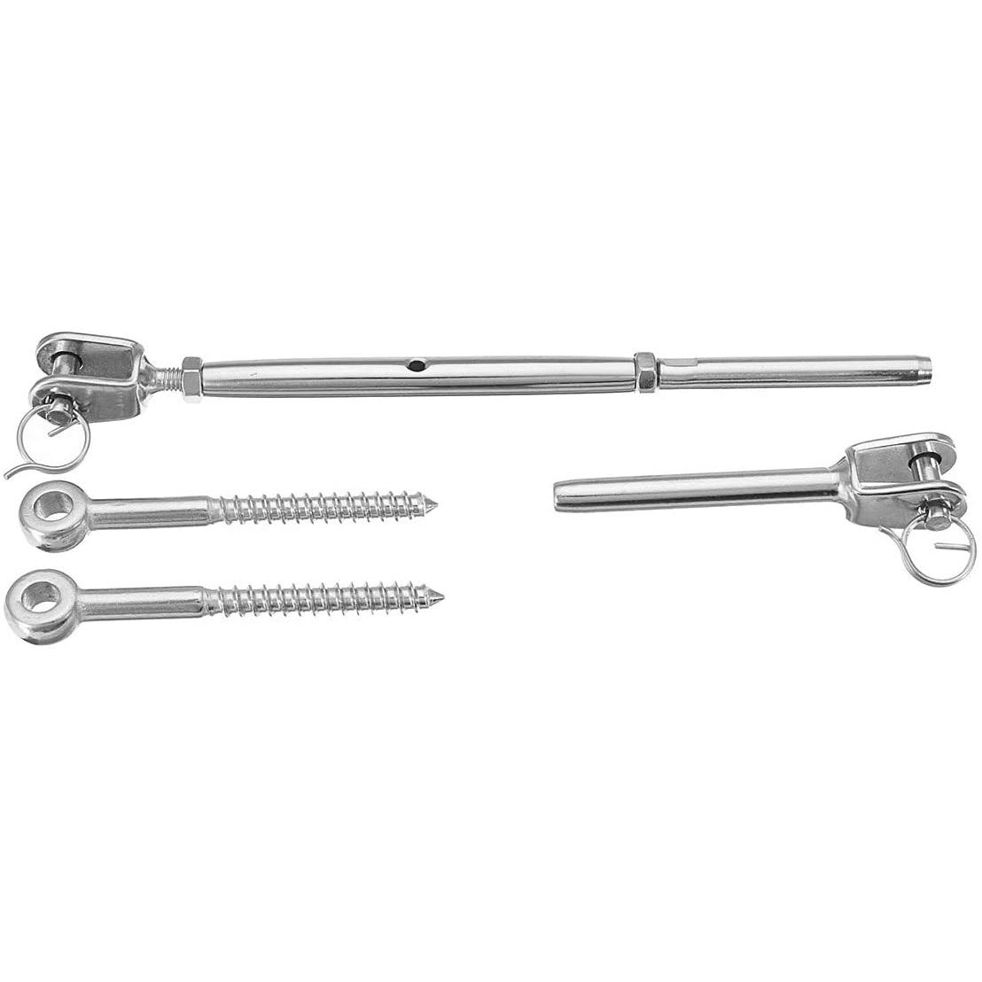 Wire Rope DIY Balustrade Kit Jaw/Swage Fork Terminal Eye Bolts Turnbuckle Price