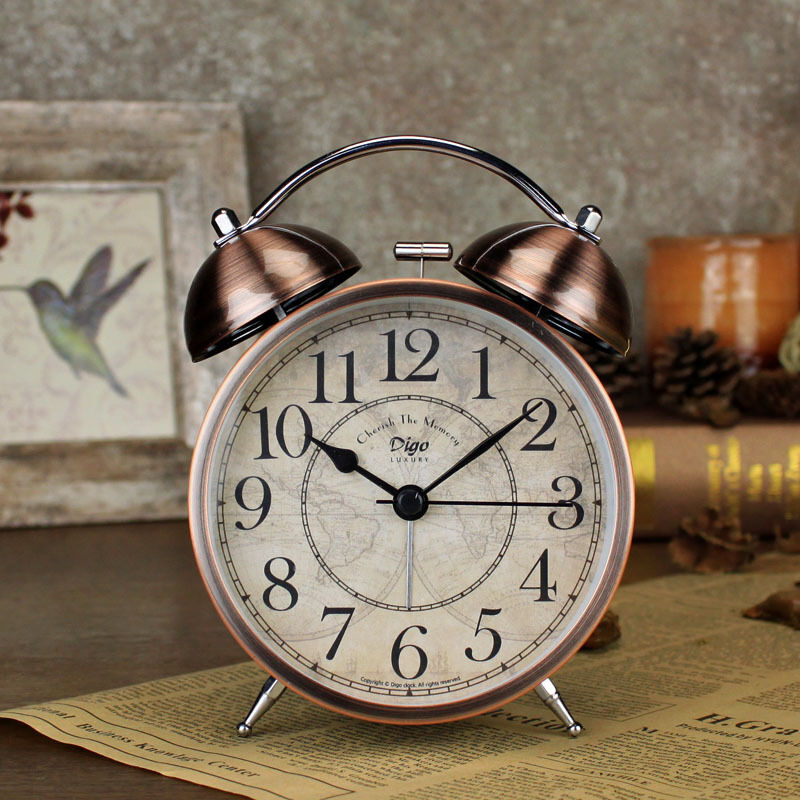 Dual Alarm Clock Twin Bell Alarm Clock, Bedroom Table Desk Alarm Clock Backlight Price