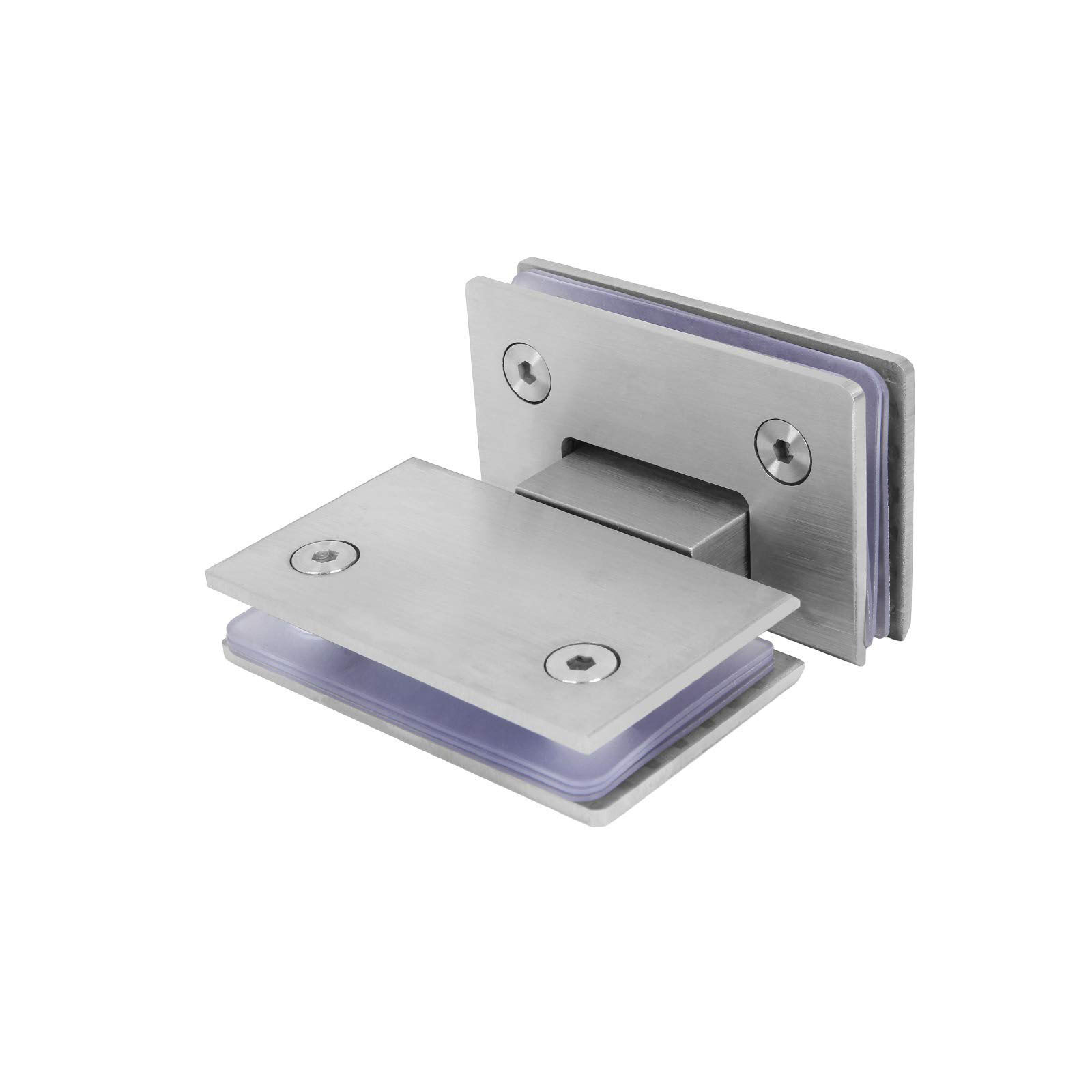 Shower Glass Door Gate Hinge 304 Stainless Steel 180 Degrees Polished Chrome Finish Price