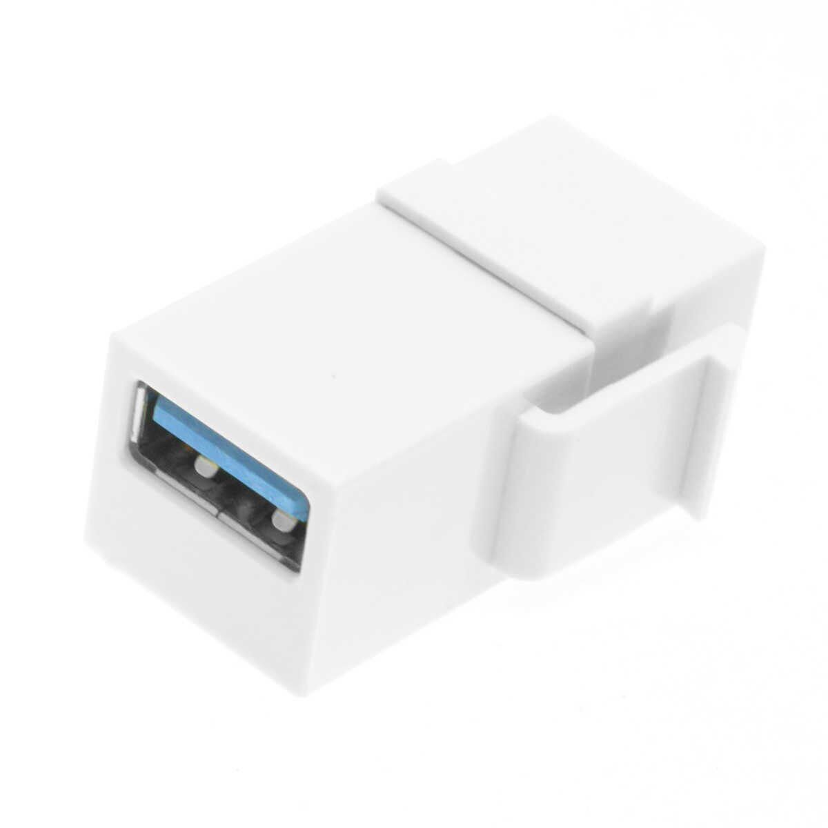 Keystone Jack-USB 3.0 A Female to A Female Coupler Adapter wall plate Price