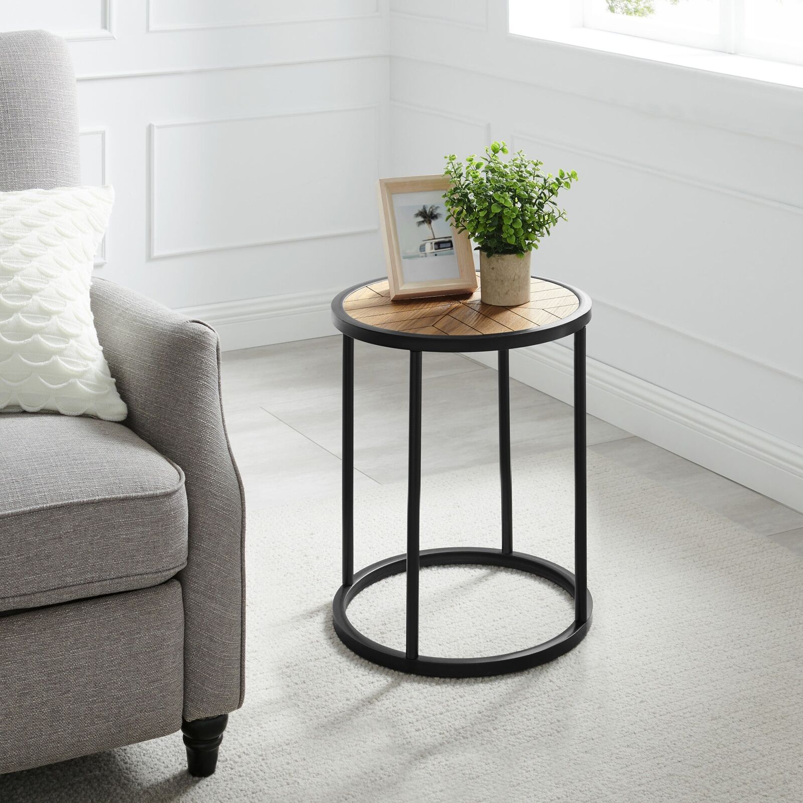 Eastvale CHEVRON Side Table Price