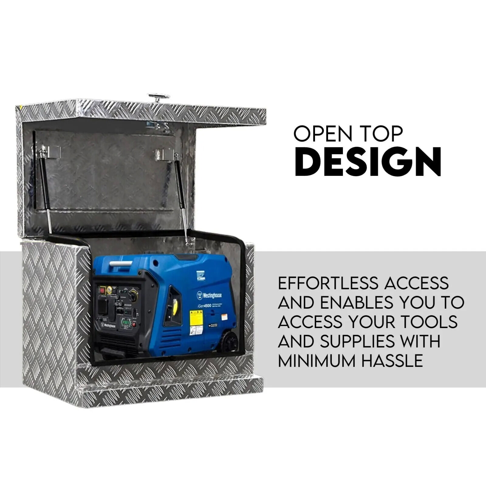 Aluminium Toolbox Ute Tool box Generator Trailer Truck Canopy 620x400x500 Price