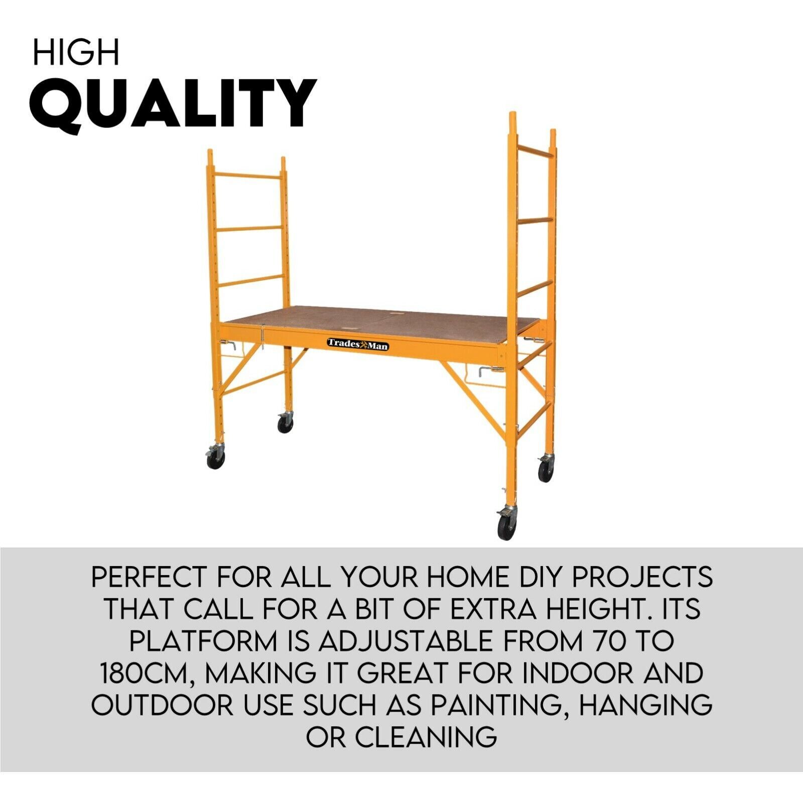 450kg Mobile Scaffold Ladder Scaffolding Platform Portable Ladder Work Safety Price