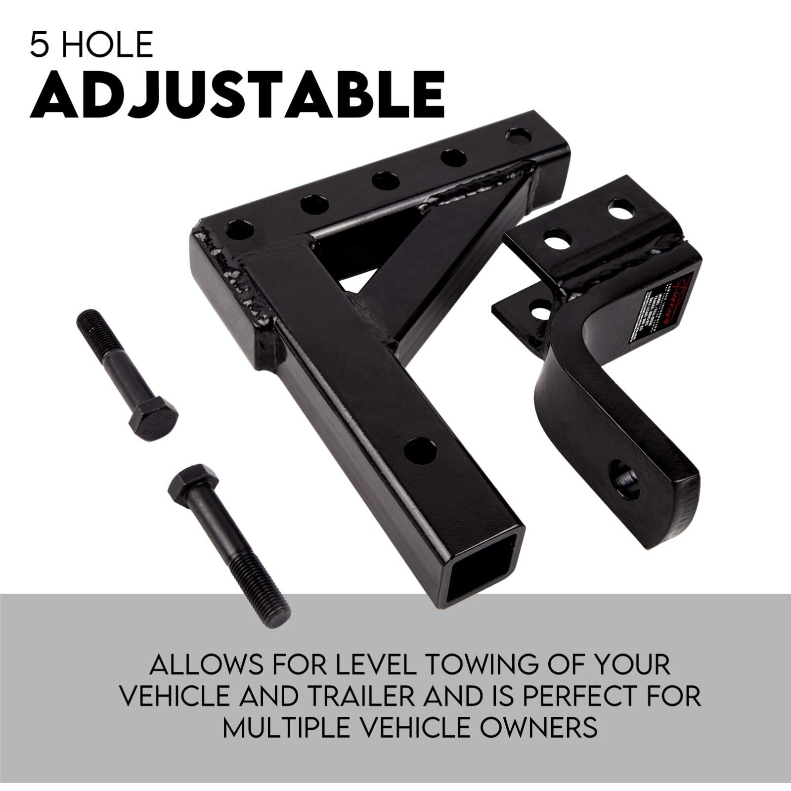 Adjustable Drop Towbar Tow Bar Ball Mount Tongue Hitch Trailer Car 3500KG Price
