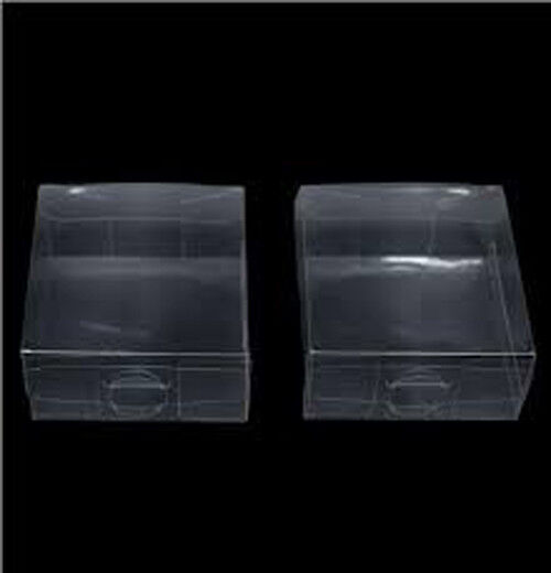 10 Pack of 15*15*4cm Clear PVC Plastic Folding Packaging Small rectangle/square Boxes for Wedding Jewelry Gift Party Favor Model Candy Chocolate Soap Price
