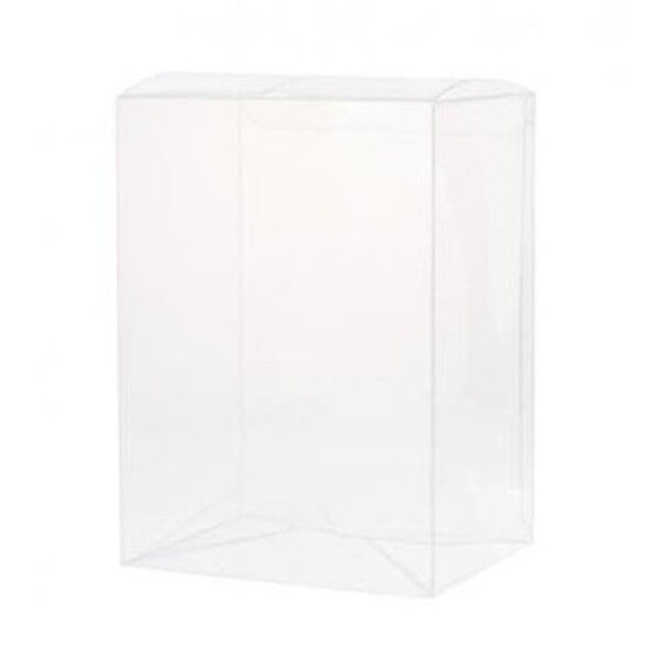 10 Pack of Large Plastic 22x14.5cm Rectangle Cube Box - Exhibition Gift Product Showcase Clear Plastic Shop Display Storage Packaging Box Price