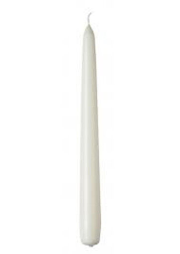 10 pack white wax 20cm taper church house vigil candleabra candle 2CM WIDE Price