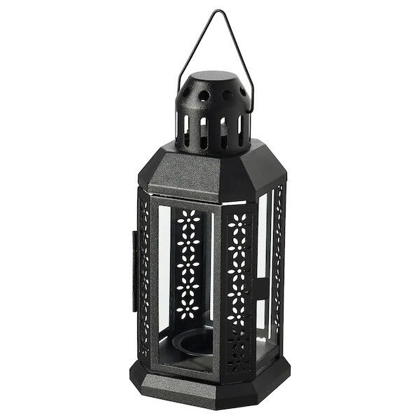 10 Pack of Black Metal Miners Lantern Summer Wedding Home Party Room Balconey Deck Decoration 21cm Tealight Candle Price