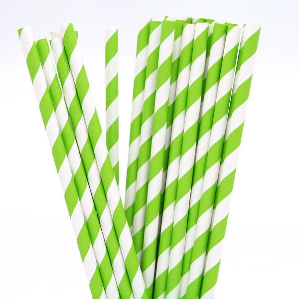 1000 Bulk Wholesale Pack Green White Drinking Straws Biodegradable Eco Paper Birthday Party Event Bistro Bar Cafe Take Away Price
