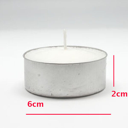 Bulk Buy Large Tealight Candles 6cm Wide in silver foil cup 100 in a pack - Party Event Wedding BBQ Dinner Romantic Ambience Decor Price