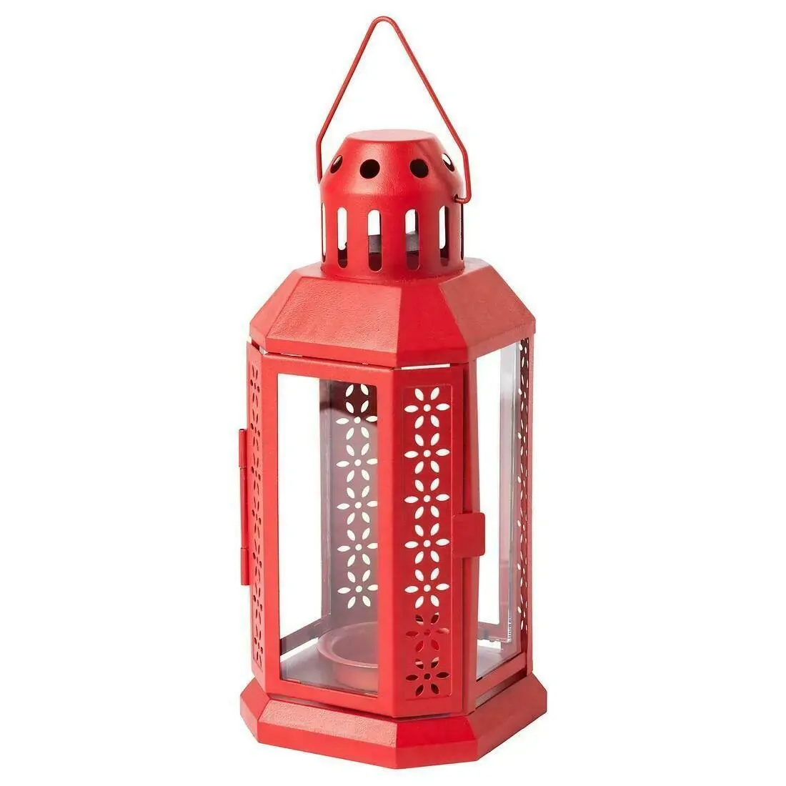 Red Metal Miners Lantern Summer Xmas Wedding Home Party Room Balconey Deck Decoration 21cm Tealight Candle Price