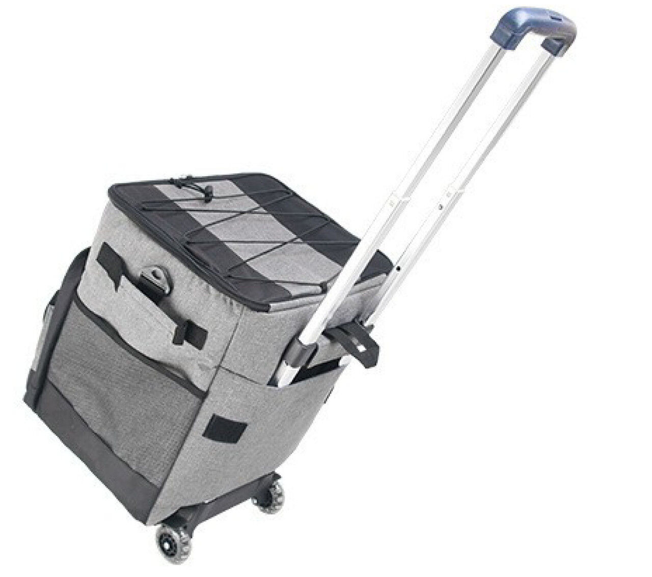 Cooler Picnic Bag Trolley Thermally Insulated - 36L - 60 cans - Grey - Drinks Food Cool Bag Rainproof Price