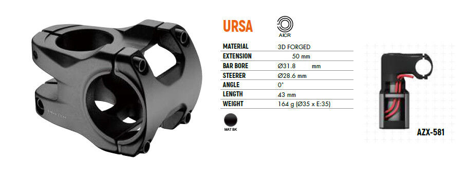 Satori URSA AICR 31.8mm Universal Cable Stem MTB Mountain Bike Price