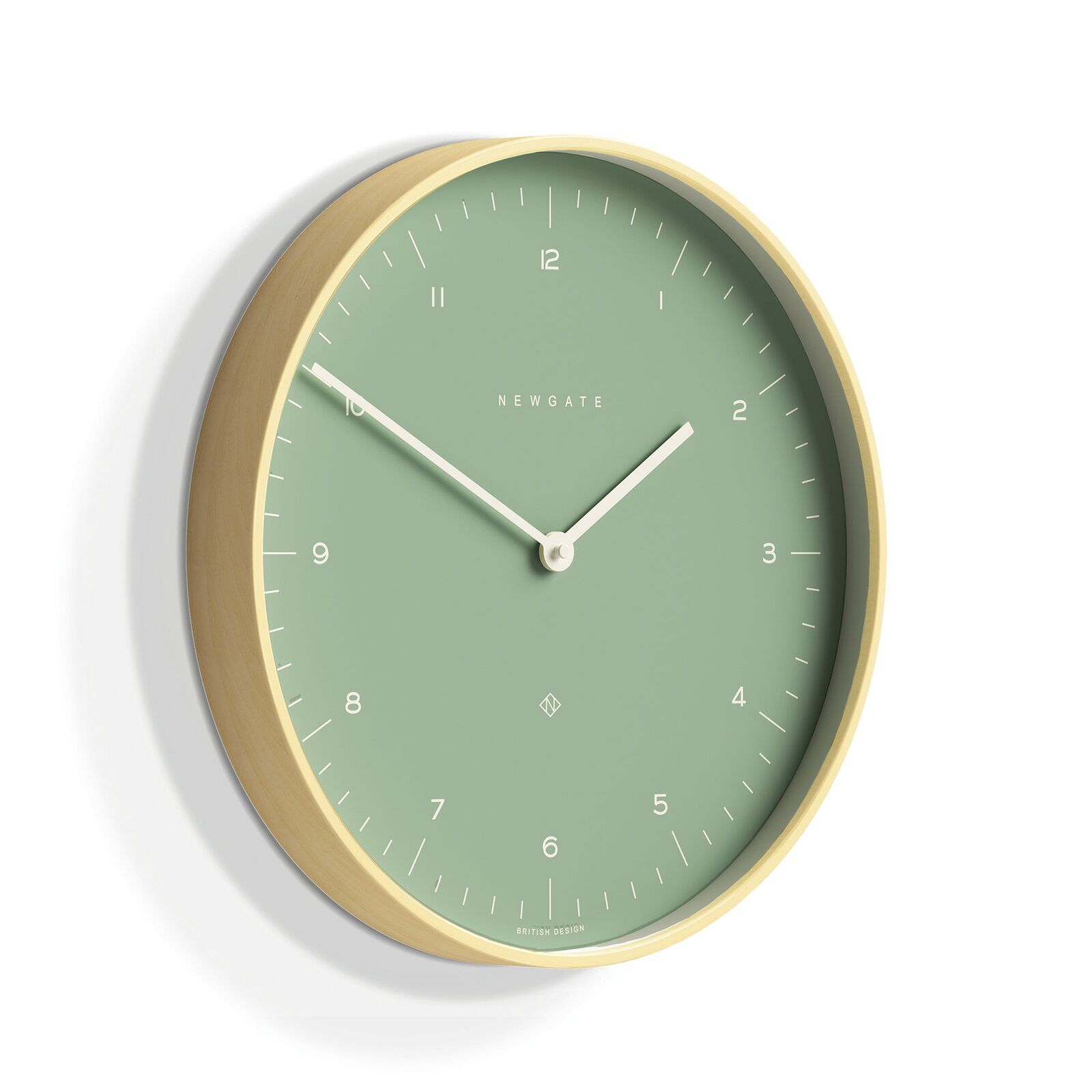 Newgate Mr Clarke Clock Pale Wood Bubble Green Dial 133 Price