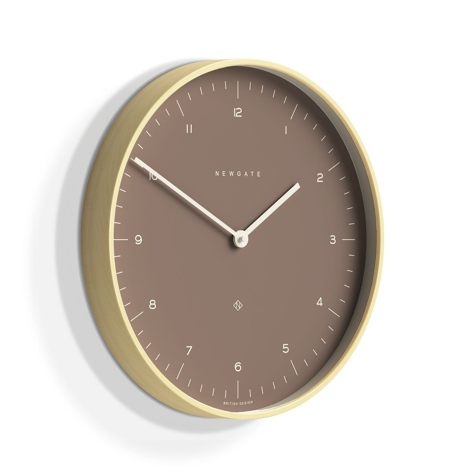 Newgate Mr Clarke Clock Pale Wood Burnt Sienna 140 Price