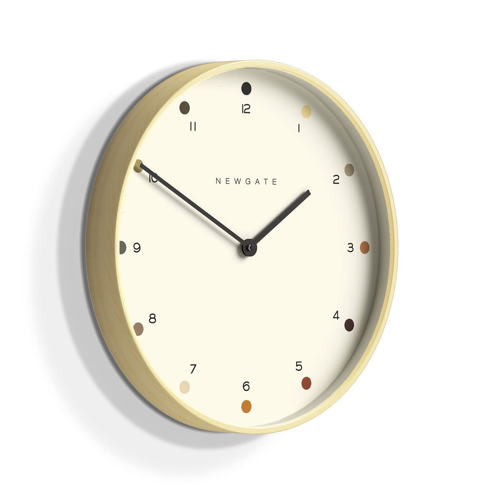 Newgate Mr Clarke Clock Pale Wood Dot Dial Price