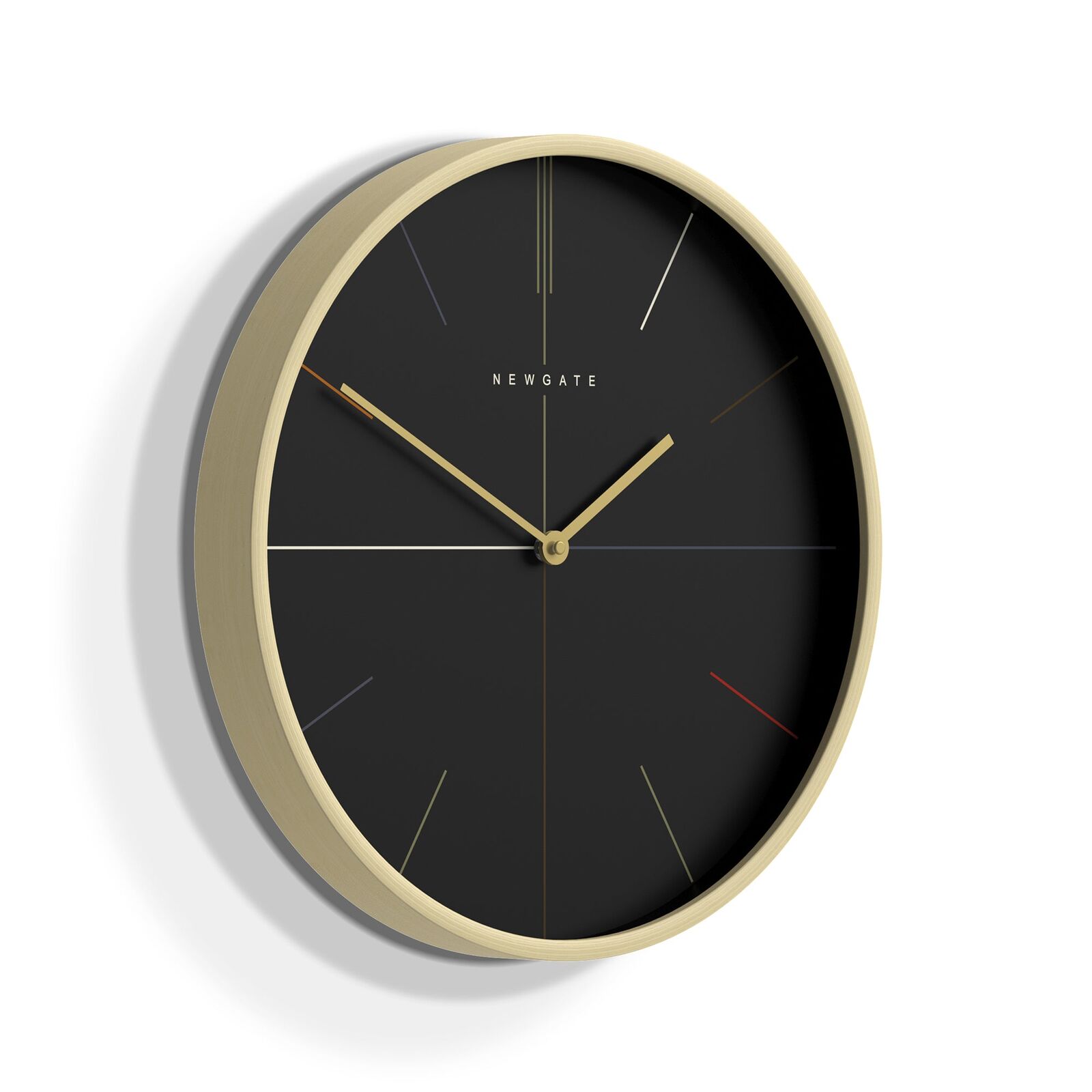 Newgate Mr Clarke Clock Pale Wood Reverse Hockey Dial Price