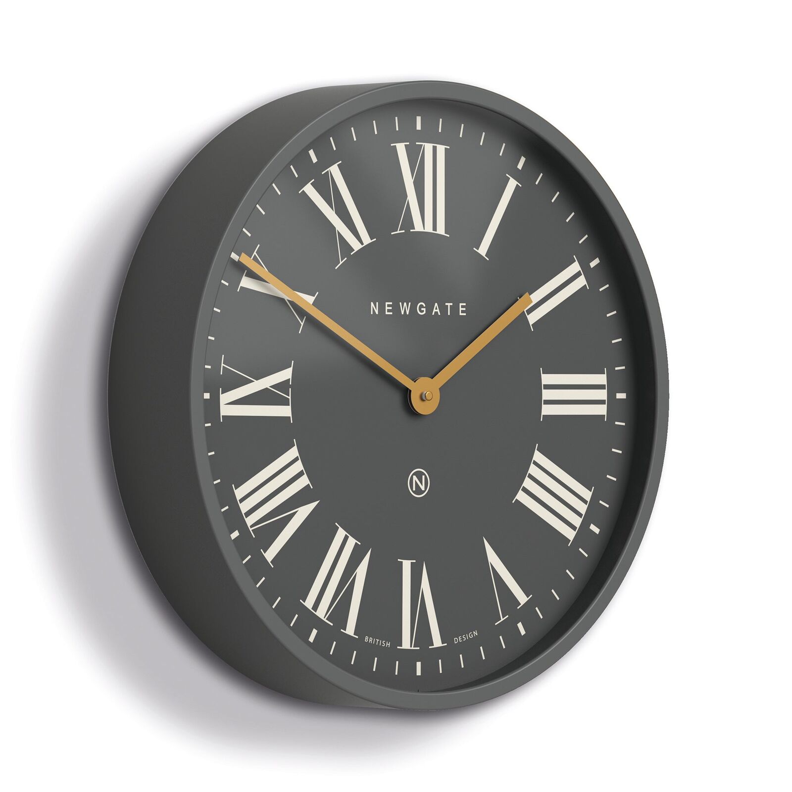 Newgate Mr Butler Wall Clock Moonstone Grey Reverse Dial Price