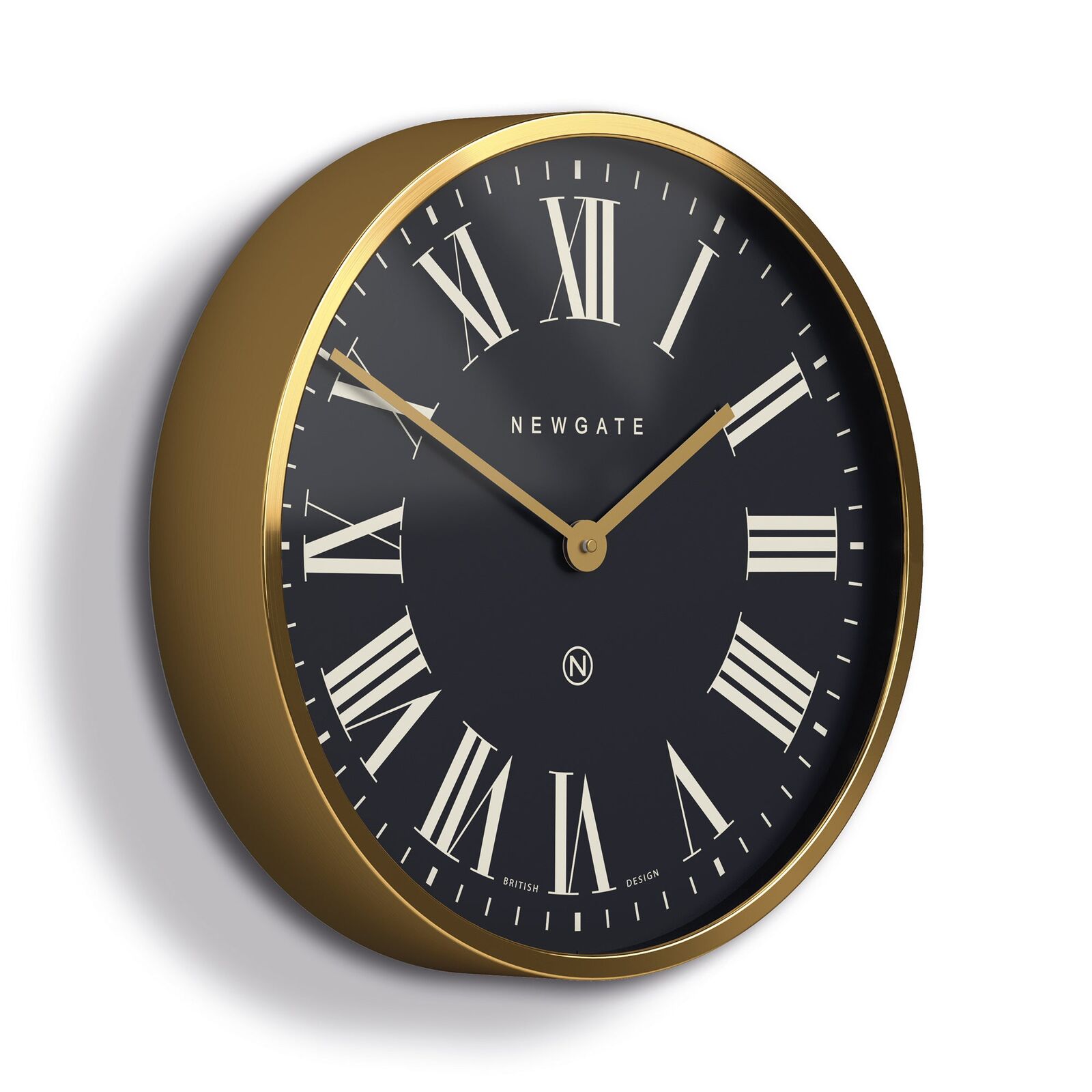 Newgate Mr Butler Wall Clock Radial Brass Price